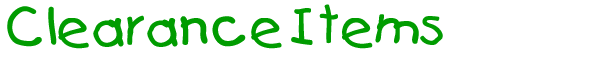 Clearance Items